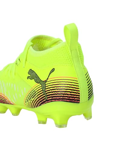 Puma Future 8 Match Fg/Ag Jr - Scarpe Da Calcio Unisex, Yellow Alert-Puma Black-Sun Struck, - 4