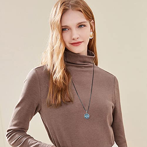 Eudora Harmony Ball Moon And Star Music Chime Ball Pendant Necklace For Women Baby Girls Nice Jewellry Charming Gift, 45Inch #TOP7