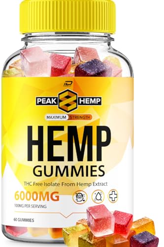 Peak 8 Hemp Gummies - with Hemp Seed Extract Peak Eight Hemp Gummies Tinnitus Herbal Supplement, Health and Wellness Support, All Natural Peak Hemp Gummy (1 Pack - 60 Gummies)