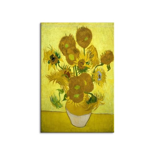 絵画"ポスター 向日葵 風景画 インテリア 額付き 玄関 ひまわりの絵 アートパネル 壁掛け 壁飾り風水 開運 リビング 玄関 木枠付きの完成品 "