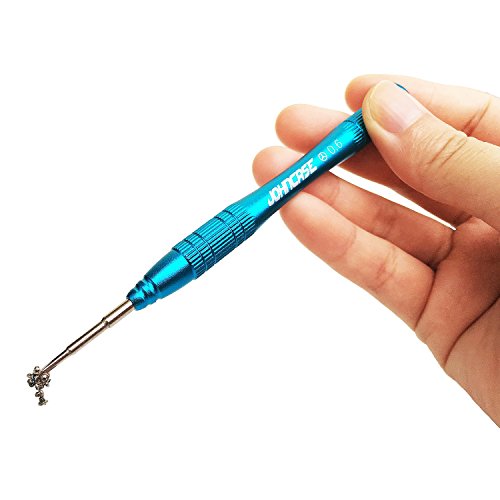 Johncase 18 Pcs Professional Precision Cell Phone Electronics Repair Tool Kit,Magnetic Screwdriver Driver Set W/Portable Case for Fix Mobile Devices,iPhone, iPad,Watch,Glasses,Tablet