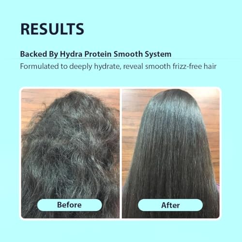 Image of Dermistry Ceramides Hyaluronic Acid Wheat Protein Dry & Frizzy Hair Shampoo Controls Frizz Dryness Hydrates & Restores Chemical & Heat Treated Hair Smoothness Shine for All Hair Types Men Women 200ml