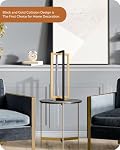 EDISHINE LED Table Lamp, 3 Color Temperatures Bedside Lamp (3000K 4500K 6000K), MAX 750LM Touch Dimmable Nightstand Lamp for Living Room Bedroom, Angle Adjustable, Dual-Frame Rectangle, 2 Pack
