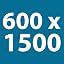 600 x 1500 mm