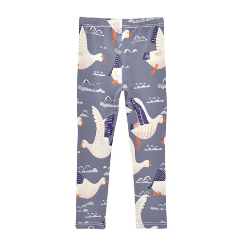 Bolaz Toddler Girls Leggings Printed Yoga Pants Leggings Wild Geese Line for Kids2