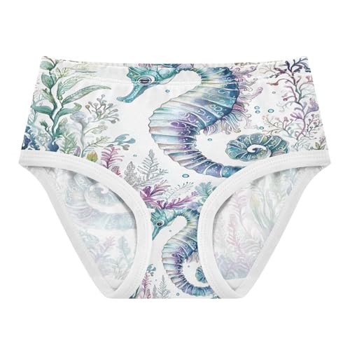 Colorful Seahorse Toddler Girls's Underwear 2T 202b8740