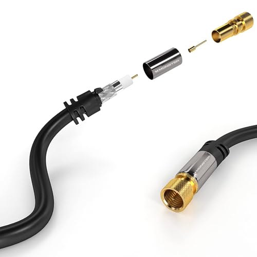 Monster MHV1-103-BLK 50 Foot Coaxial Cable thumb #3