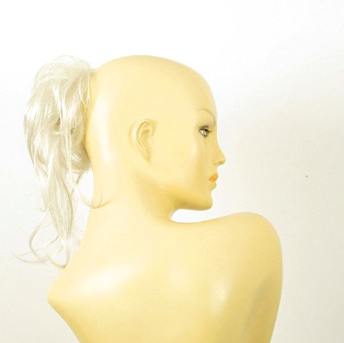 Chignon Postiche Synthétique Blanc (scrunch Bun) Pour Queue De Cheval - Taille Petit