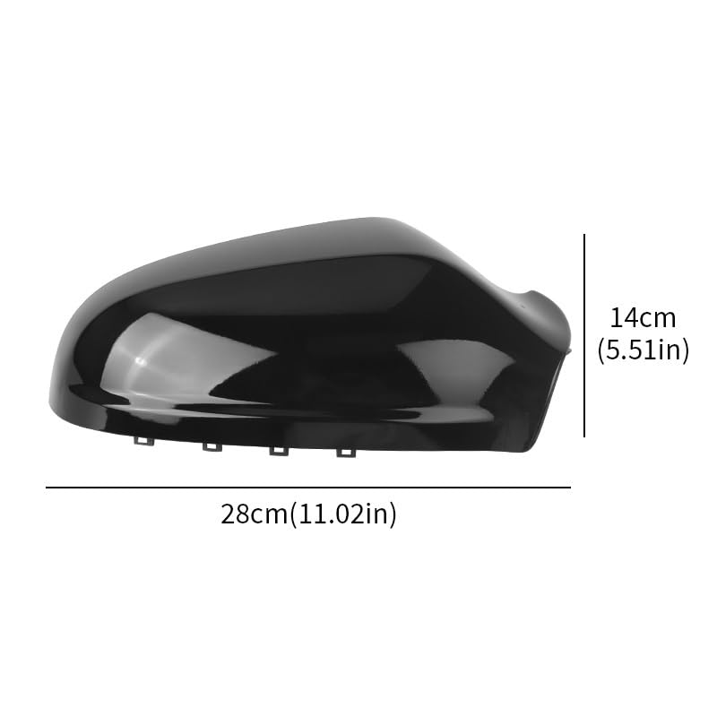 Couvercle de rétroviseur noir ajustement précis sur support inférieur Astra H MK5
