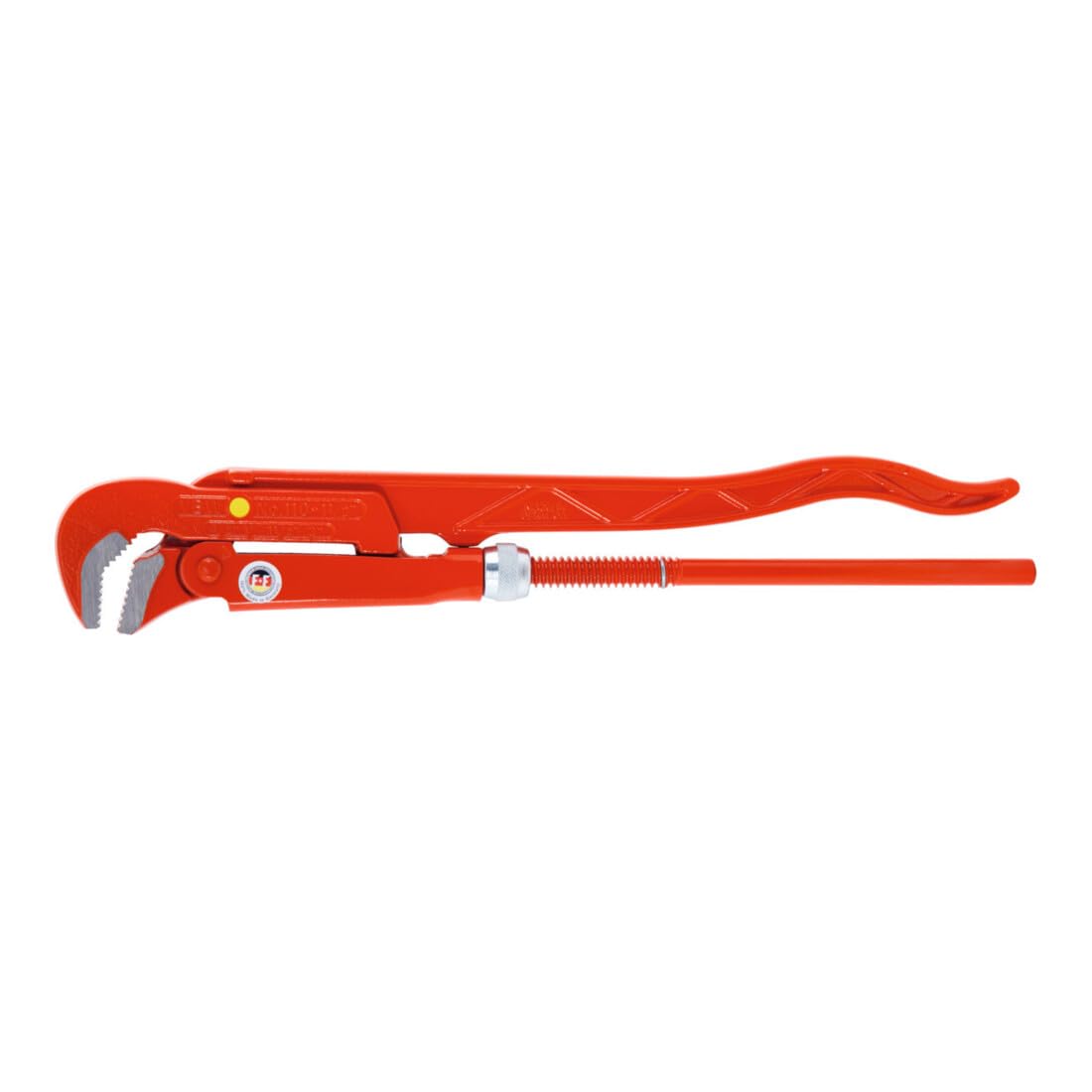 VBW 87110030 szczypce do rur 90° czerwone lakierowane polerowane 4"