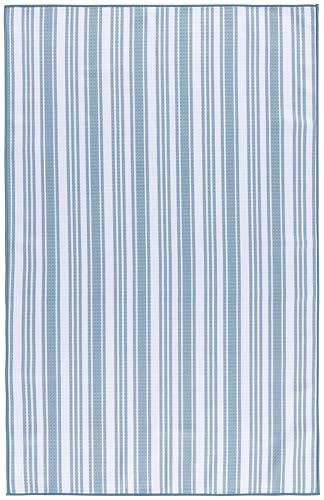Image of Now Designs Slate Blue Collection Recycled Microfiber Dishtowel, W18 x L28in, Soft & Versatile Kitchen Towel