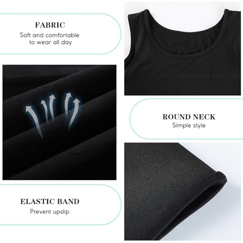 LODAY Women Transgender Tomboy FTM Elastic Chest Binder Bra Pullover Tank Top4