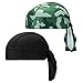 CICMOD Bandana Ciclismo Veloce Asciugatura Berretto a Bandana Pirata Traspirante per Moto e Bici, Sotto il Casco, Correre, Fare Escursioni, Arrampicarsi 2 pcs