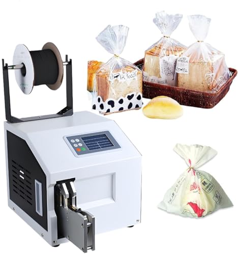 asdchZen Automatic Twist Tie Machine For Sealing And Bundling - Semi-Automatic With Metallic Twist Ties For Efficient And Durable Use
