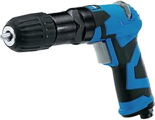 Draper 65138, Storm Force Composite 10mm Reversible Air Drill With Keyless Chuck, Blue