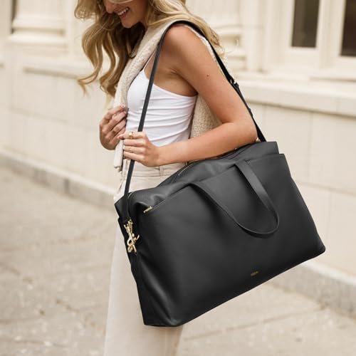 Kattee Weekender Bags for Women Leather Travel Bags for Women Duffle Overnight Duffel Carry on Large Tote Bag2
