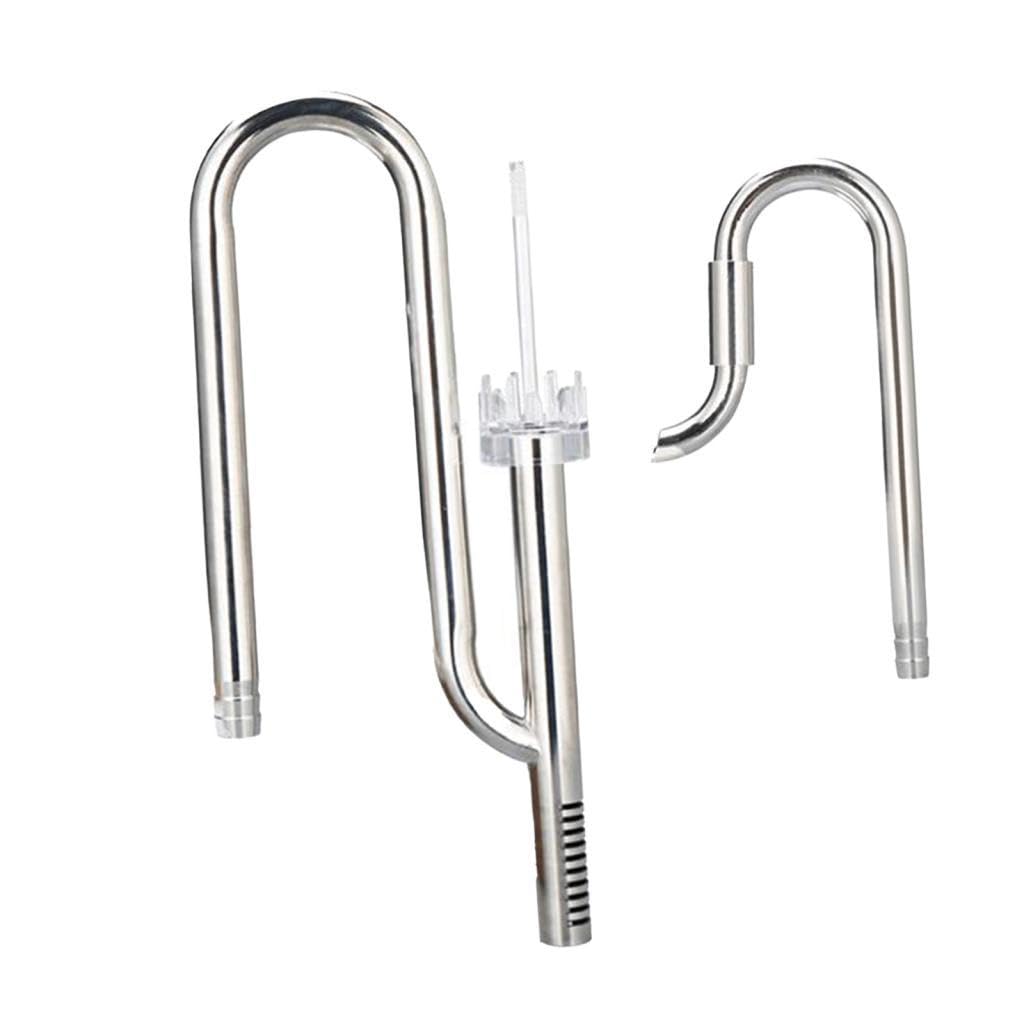 Tubo per Ninfee Acquatiche in Acciaio Inox con Ingresso E Uscita in Superficie Acrilica, Ideale per Acquari Piantumati, Decorazioni E, 12Out 16Oil Regolare