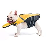French Bulldog Life Jacket - Professional Dog Safety Vests for Swimming, Superior Buoyancy & Rescue Handle (Chest Girth: 17'-30' Weight: 17-28LB)