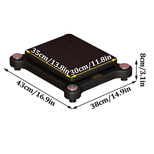 Support d'isolation pour caisson de basses avec pieds en cuivre fixes - 5