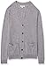 Goodthreads Men's Merino Wool Cardigan Sweater, -heather grey, Large
