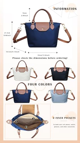 Nylon Crossbody Bags for Women Shoulder Purse Waterproof3