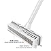BOOMJOY Floor Scrub Brush with Long Handle, 2 in 1 Scrape and Brush, Stiff Bristles for Cleaning Bathroom, Patio, Garage, Kitchen, Deck, Tile