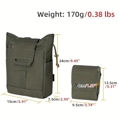 Sac banane accessoires sac outils utilitaire EDC pliable pour sangle molle - 4