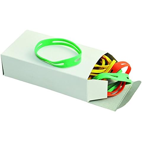Q-CONNECT Assorted Rubber Bands 102mm Cover