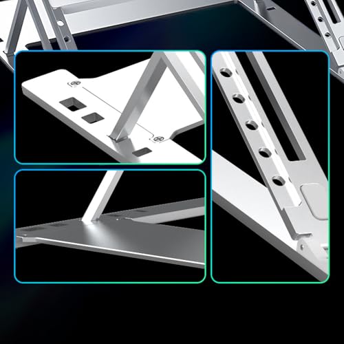Almohadilla refrigerante para notebook con velocidad ajustable y diseño ergonómico miniatura 4