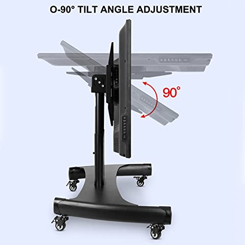 Soporte móvil vertical inclinado para TV 32-70 pulgadas miniatura 3