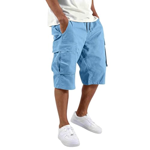 Short cargo d'été pour homme avec poches sécurisées idéal randonnée et chantier