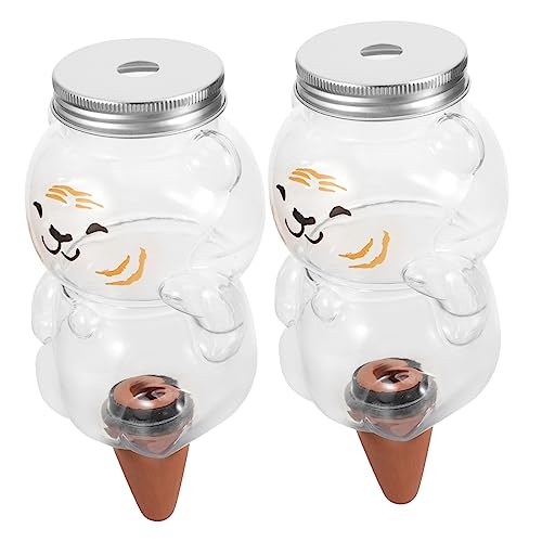 CIYODO 2Pcs Automatic Watering Device for Indoor Plants Self Watering Spikes Creative Design for Easy Plant Care Capacity Durable for Long Term Use