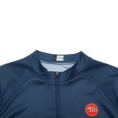 Men\'s Cycling Jersey Set Skinsuit One Piece Bike Shirts Triathlon Suit Bicycle Shorts with Gel Padded - Thumbnail 4