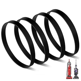JEDELEOS 4 Replacement Belts Style 4/5 for Dirt Devil (Royal) Featherlite, Powerlite, Swivel Glide, Power Max Pet Upright Vacuum Cleaner, Replace Parts 1LU0310X00, 3720310001 & 1540310001