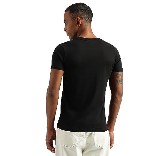Image of UNITED COLORS OF BENETTON Men's Cotton Solid Regular Fit T-Shirt