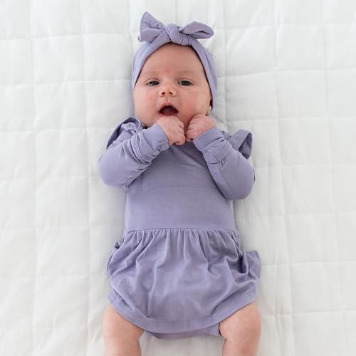 KYTE BABY Rayon Made From Bamboo Bow, (3-6 Months, Taro)2