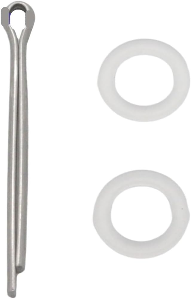 Lower Unit Seal Kit with Prop Shaft Oil Seal Cotter Pin Compatible with Oil Seal 320862 0778172 18-2002