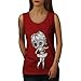 wellcoda Non Morti Marionetta Donne Canotta Raccapricciante Camicia Sportiva Atletica