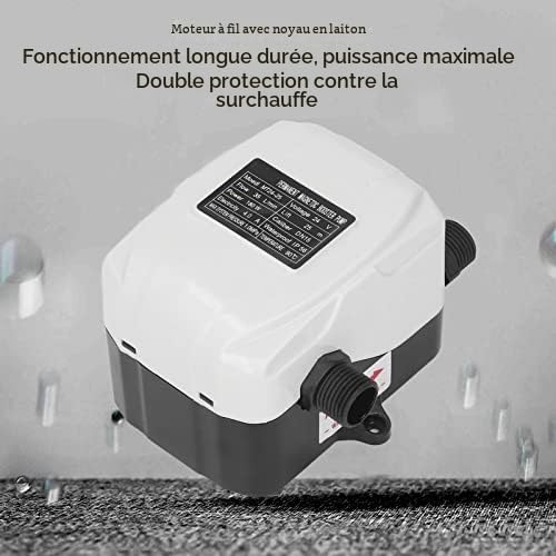 Pompe Surpression Eau 180W Laiton Compacte pour Évier Cuisine Douche Augmentation Débit et Pression Domestique