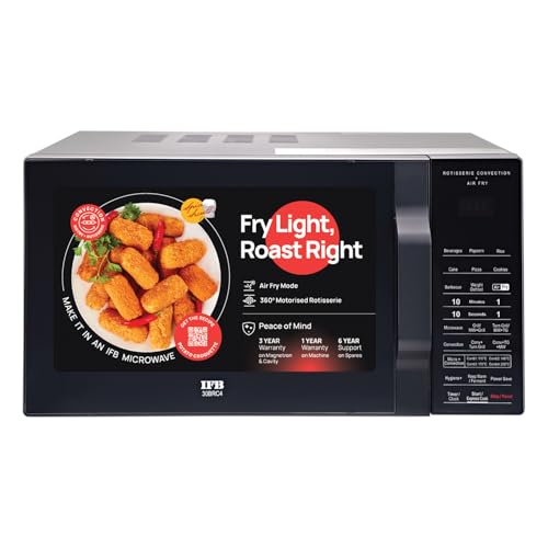 IFB 30L, Multi-Stage Cooking Rotisserie, Grill & Convection Microwave with Air Fry, Cooling System, ...