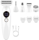 Rasoir Elios Femme 5 en 1, Rasoir Femme, Épilateur Électrique avec...