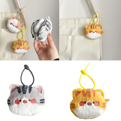 Plush Cats Change Purse Lovely Coin Pouches Bag Charm Earphone Case Cartoon Animal Storage Bag Coin Purse2