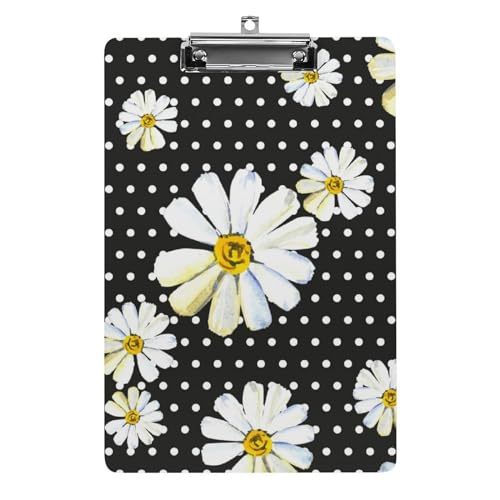 Planchette à pince A4 Marguerite idéale pour prendre des notes en réunion et sur le terrain