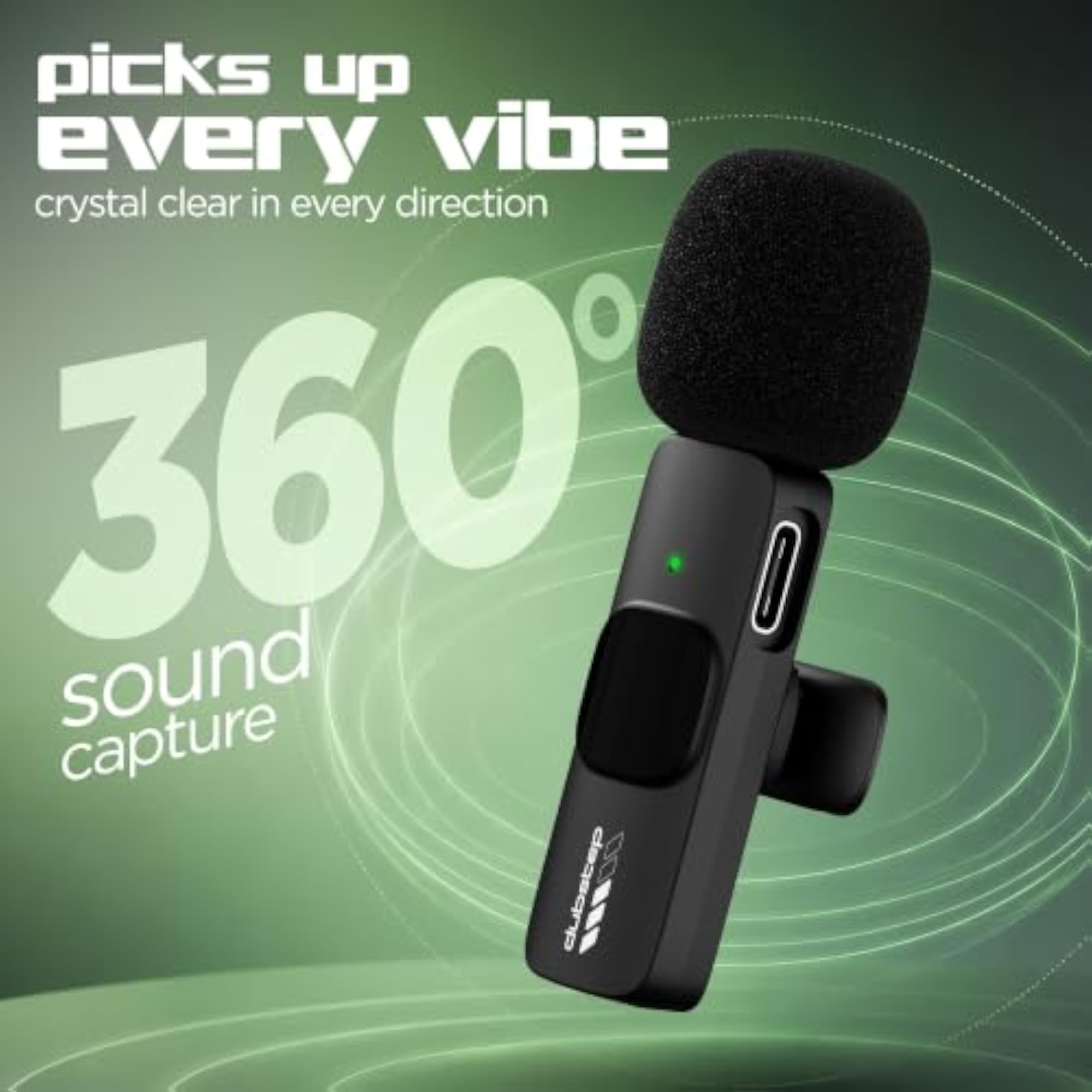 Voxpop V2 Dual Wireless Microphone with Noise Reduction