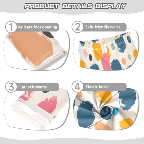 Toddler Girls Leggings Printed Yoga Pants Leggings Polka Dots for Kids3