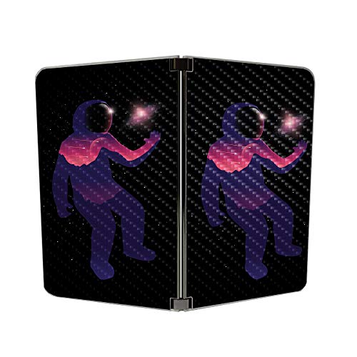 Image of MIGHTY SKINS MightySkins Carbon Fiber Skin for Microsoft Surface Duo - Astronaut | Protective, Durable Textured Carbon Fiber Finish | Easy to Apply, Remove, and Change Styles | Made in The USA
