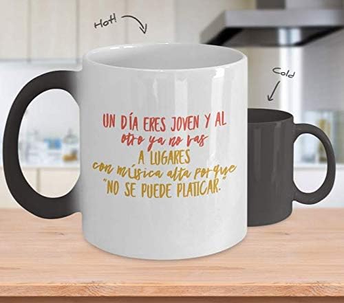 Taza de Café Joven Vaso, taza café divertidas, tazas personalizadas, taza de café inspiradoras, taza con mensajes positivos.
