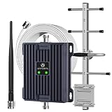 ANNTLENT Amplificador de señal de teléfono móvil gsm 3G LTE 4G multibanda para el hogar, Mejora la señal de teléfono móvil de Banda 20/8 800/900 MHz.