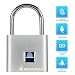 Candado Huella Dactilar Seguridad, Cerradura Electronica Sin Llave Inteligente IP65 Candado Recargable...