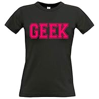 This T-shirt is womens fitted and designed to be very figure hugging. Please double check chest measurements when choosing size. Bang on trend this season with 'geek sheek'. This t-shirt is also available in a hoodie, just check out the rest of the E...